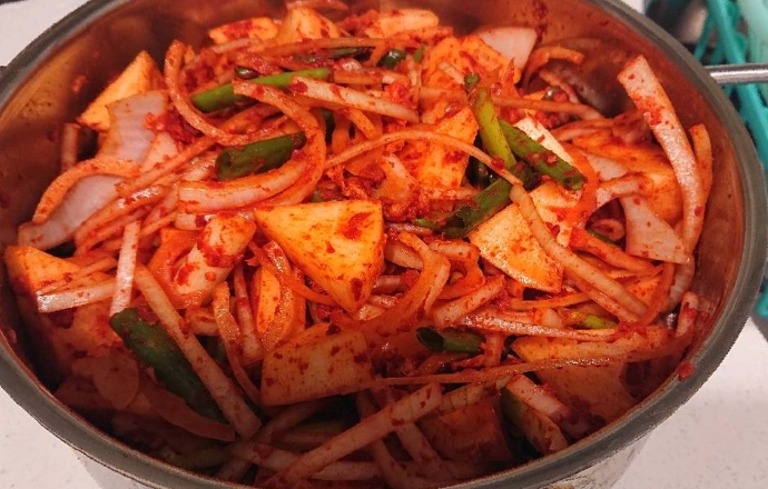 韓式醃辣蘿蔔做法