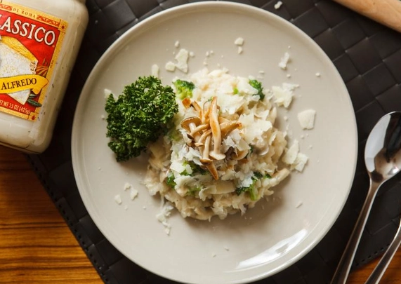 白醬奶油燉飯做法