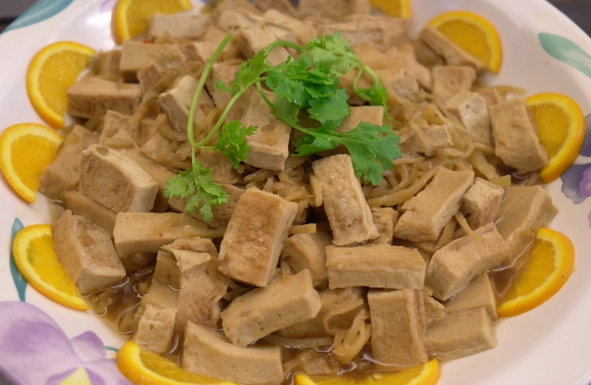 百頁豆腐料理