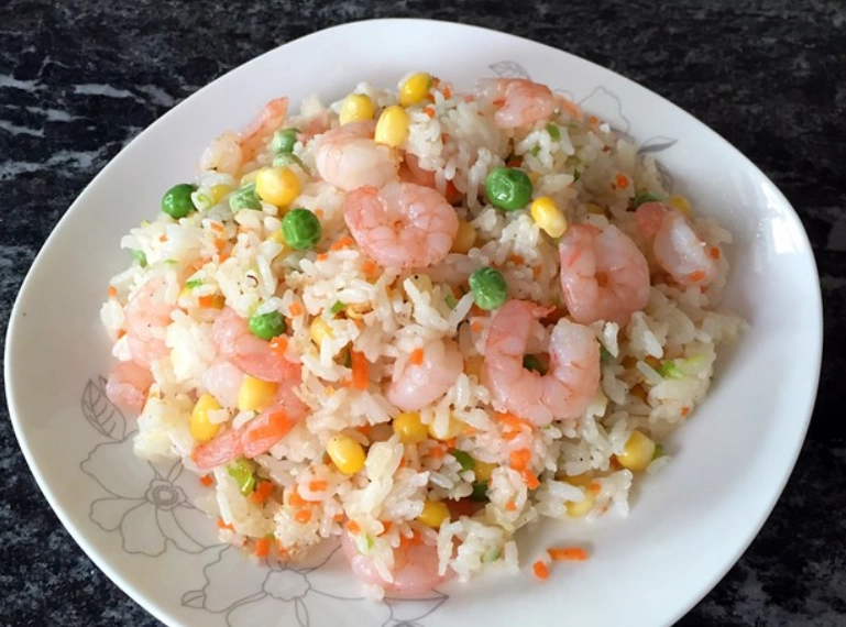 櫻花蝦乾炒飯 做法