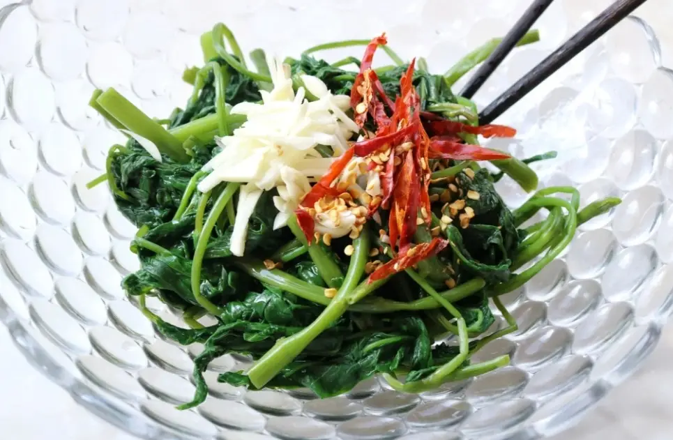 空心菜炒蝦醬 空心菜炒蝦醬