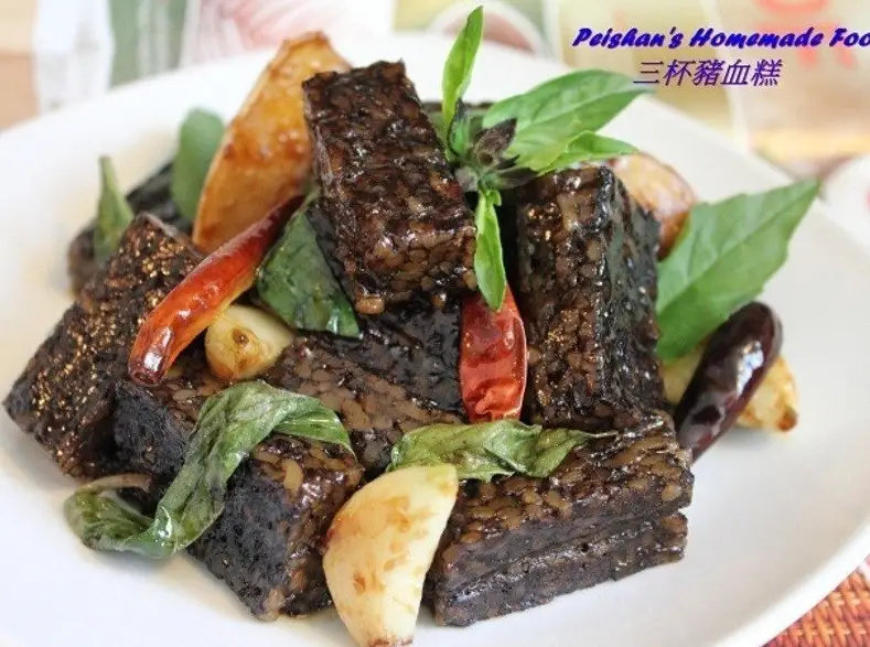 豬血糕做法