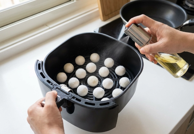 芝麻湯圓氣炸鍋食譜