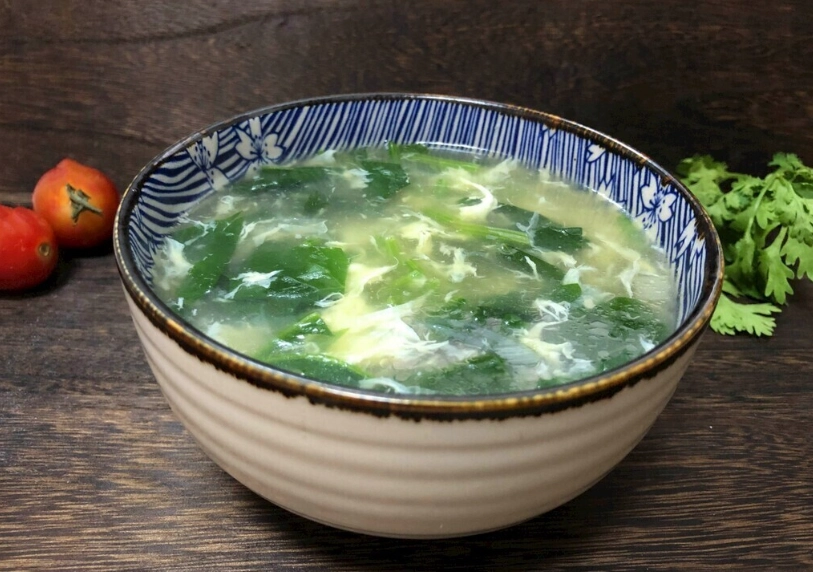 青菜蛋花湯
