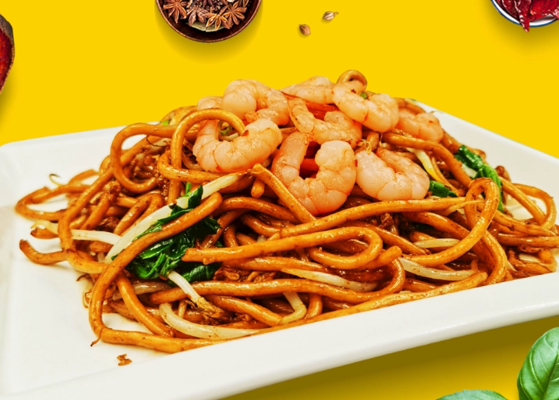 蝦仁炒麵做法