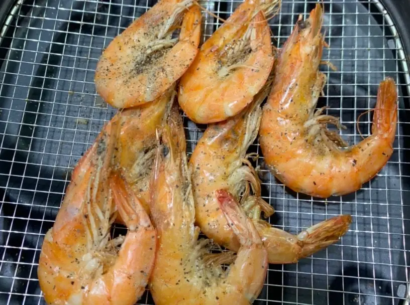 冷凍蝦氣炸鍋時間