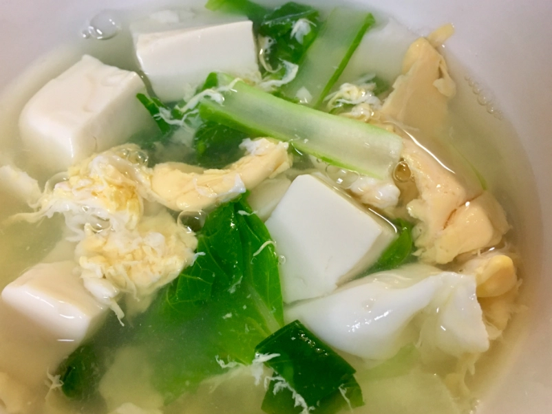 青菜豆腐湯 家常