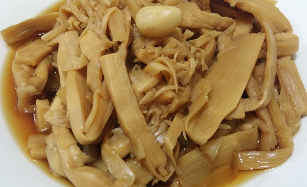 筍乾去酸味