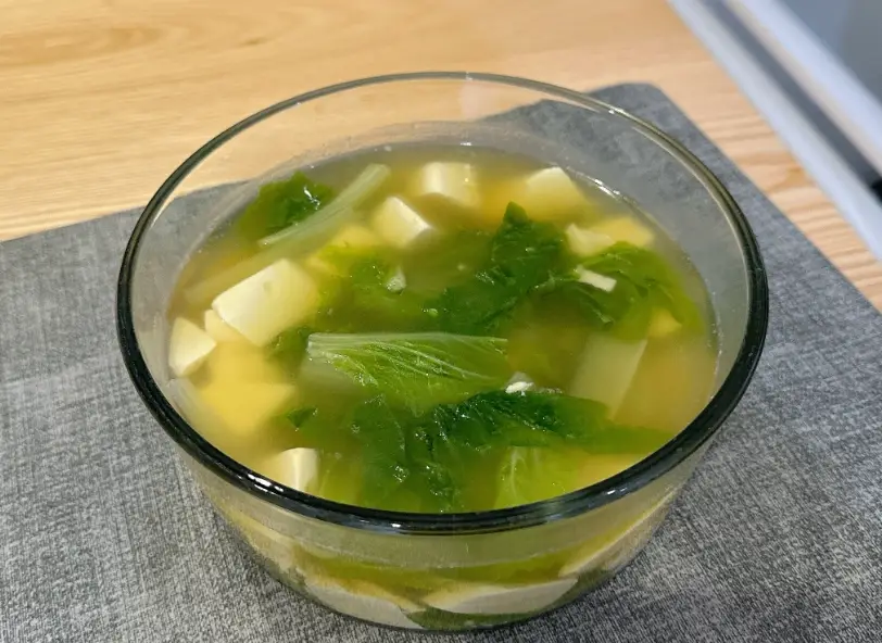 青菜豆腐湯 做法