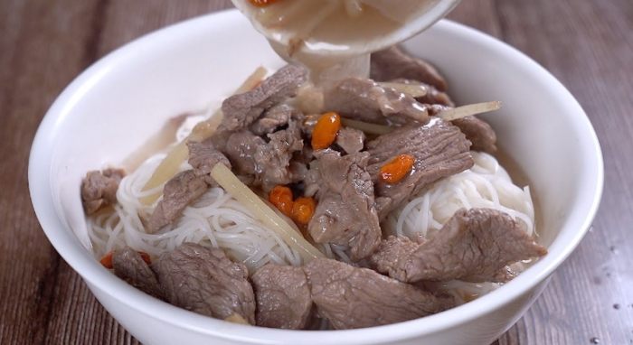 台灣羊肉麵線料理