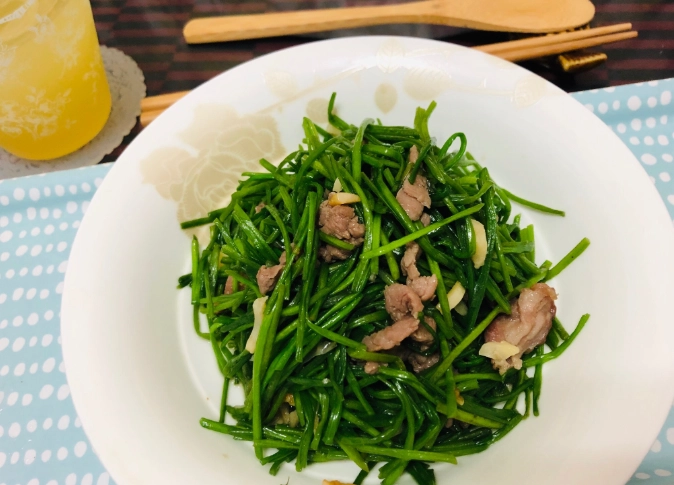 水蓮炒肉絲食譜 水蓮炒肉絲食譜