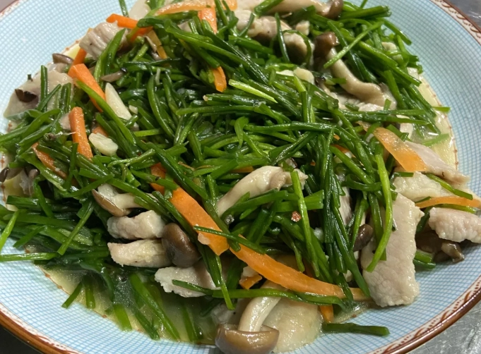 水蓮炒肉絲食譜 水蓮炒肉絲食譜