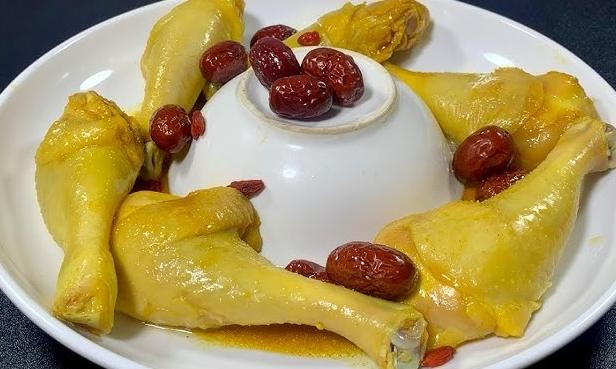 鹽焗雞腿料理 鹽焗雞腿料理