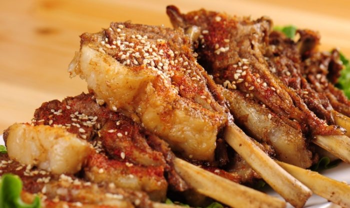 烤羊排