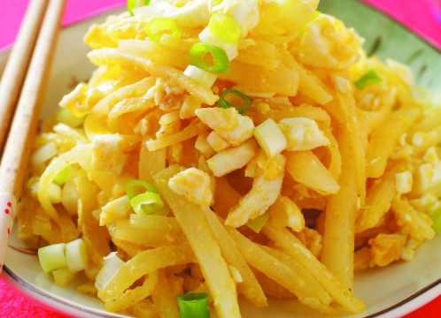 白蘿蔔絲炒蛋 營養