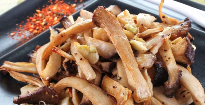 氣炸花椰菜杏鮑菇