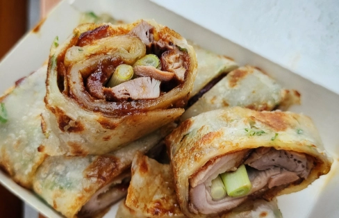 台灣小吃牛肉捲餅 台灣小吃牛肉捲餅