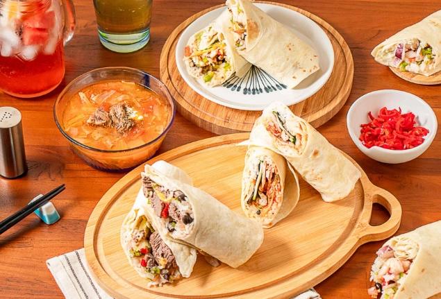 自製墨西哥捲餅早餐 自製墨西哥捲餅早餐