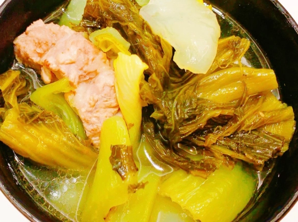 長年菜排骨湯 功效