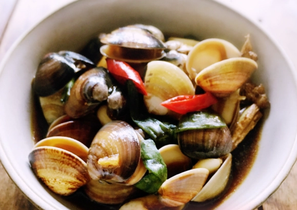醃蛤蜊 生食