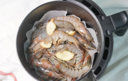 冷凍蝦仁氣炸鍋做法