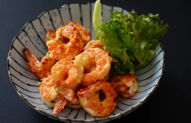 氣炸鍋烤蝦仁做法