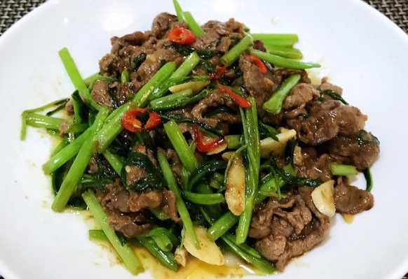 空心菜炒牛肉食譜