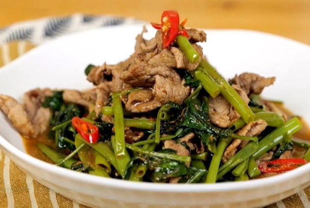 空心菜炒牛肉食譜