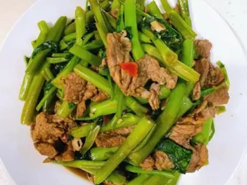 沙茶空心菜炒豬肉做法