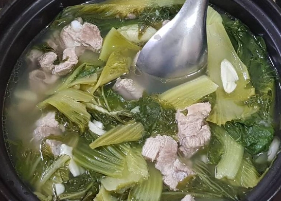 長年菜排骨湯