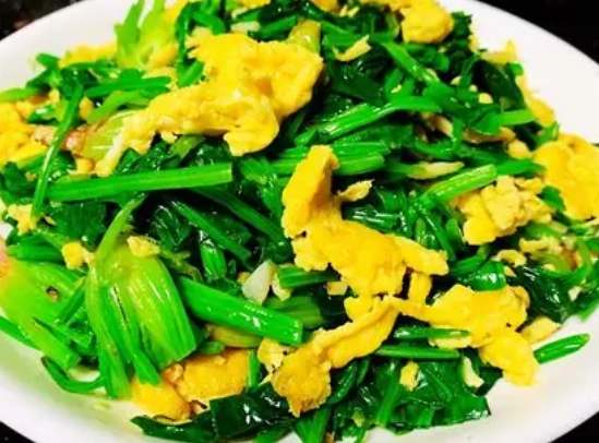 菠菜炒蛋功效
