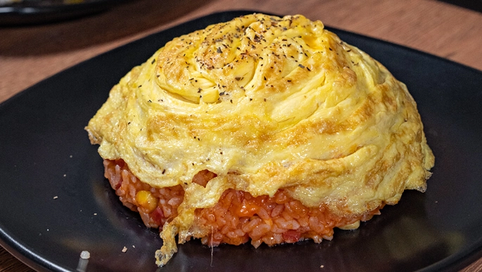 茄汁蛋包飯做法