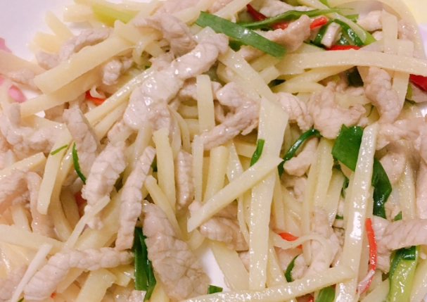 竹筍炒肉絲食譜